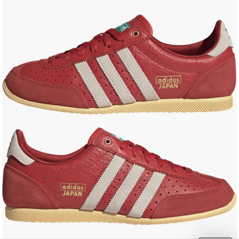 BNIB Adidas Japan Red and White Sneakers